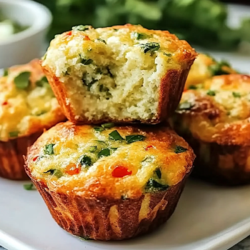 Savory Cottage Cheese Breakfast Muffins Recipe – Easy & Healthy