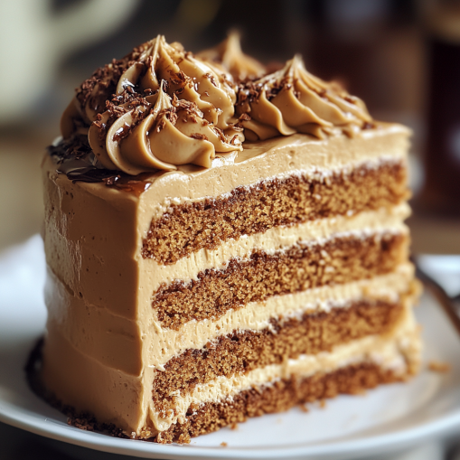 Delicious Caramel Coffee Buttercream Cake Recipe | Easy & Indulgent
