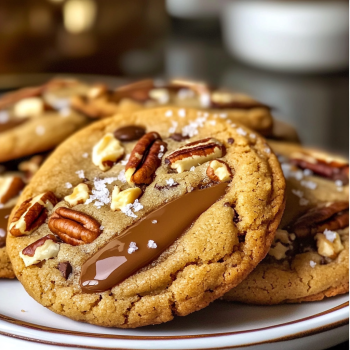 Salted Caramel Pecan Chocolate Chip Cookies – A Sweet 