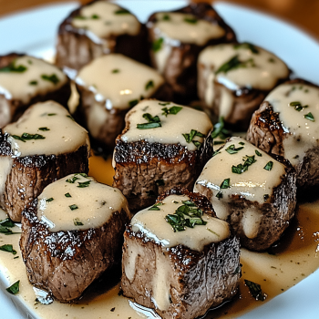 Garlic Herb Steak Bites 