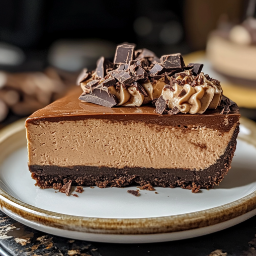 Triple Chocolate Mousse Cheesecake mousse 