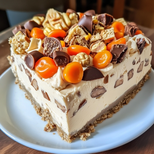 Easy No-Bake Peanut Butter Cheesecake Recipe | Rich, Creamy & Delicious