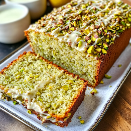 Pistachio Lemon Breakfast Bread Recipe | Delicious, Healthy & Nutritious

