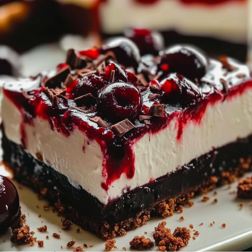 Black Forest Cheesecake Delight Bars – A Heavenly, 