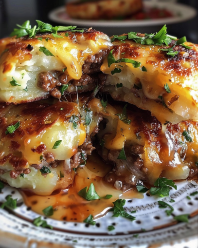 cheesy-beef-stuffed-potato-cakes