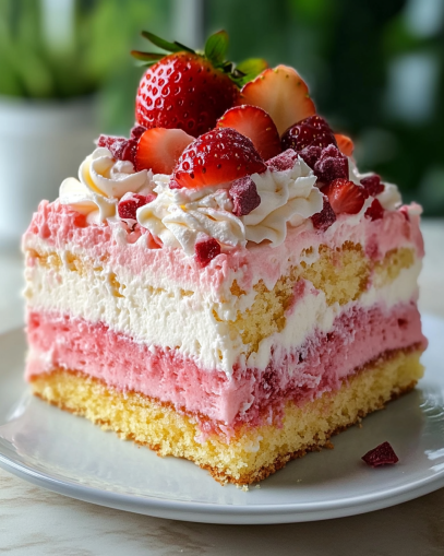 tropical-strawberry-split-cake