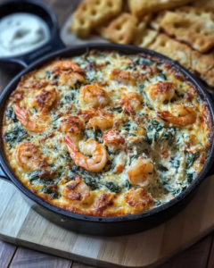 spinach-dip-with-shrimp-crawfish-crab