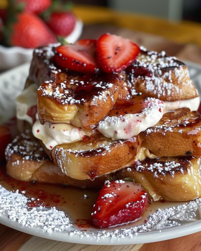 strawberries-cream-french-toasts