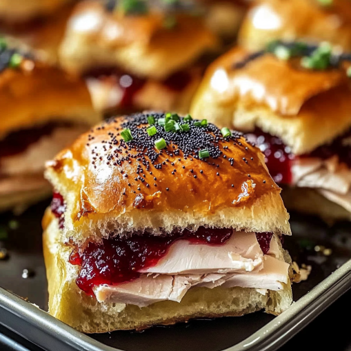 cranberry-turkey-sliders-havarti-poppy-seed-topping