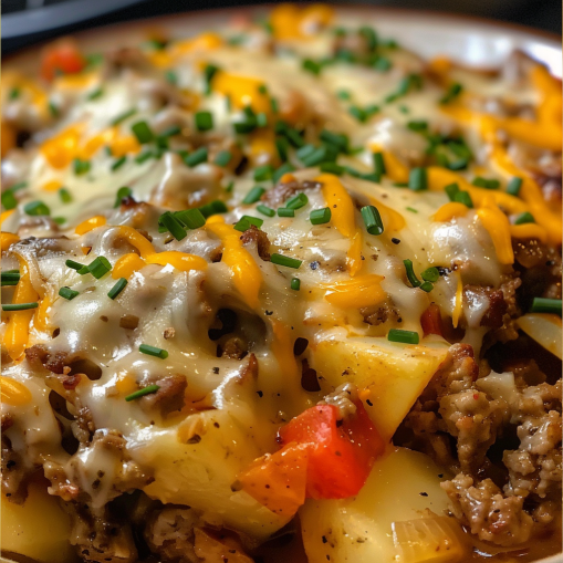 /crockpot-cheesesteak-potato-casserole