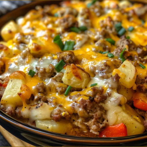 /crockpot-cheesesteak-potato-casserole