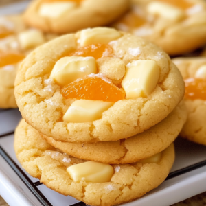 White Chocolate Creamsicle Orange Cookies