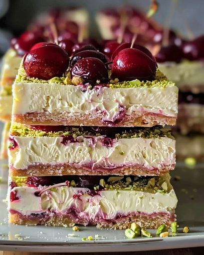 cherry-pistachio-cream-squares