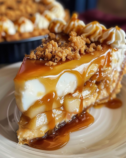 caramel-apple-cheesecake-pie