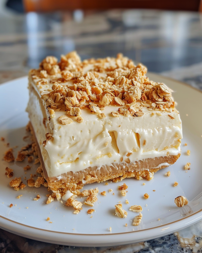 no-bake-banana-pudding-cheesecake-slice