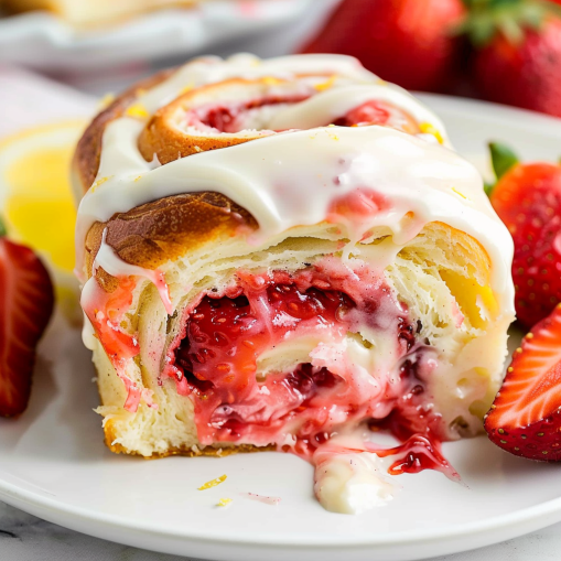 strawberry-cream-cheese-roll