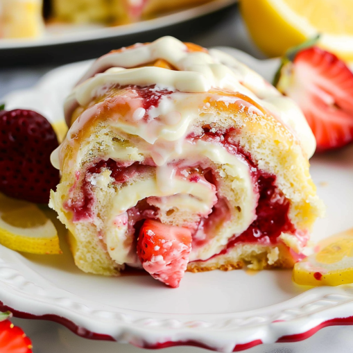 strawberry-cream-cheese-roll