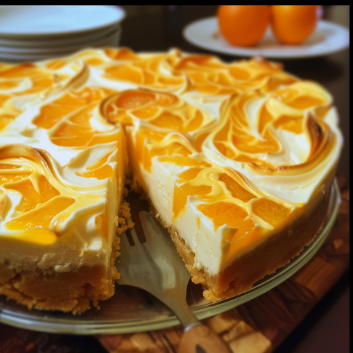 pineapple-orange-swirl-cheesecake