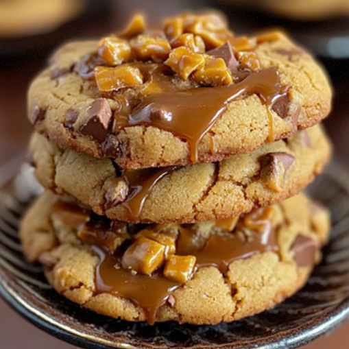 butterfinger-caramel-crunch-cookies