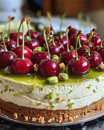 lemon-lime-cherry-pistachio-cheesecake