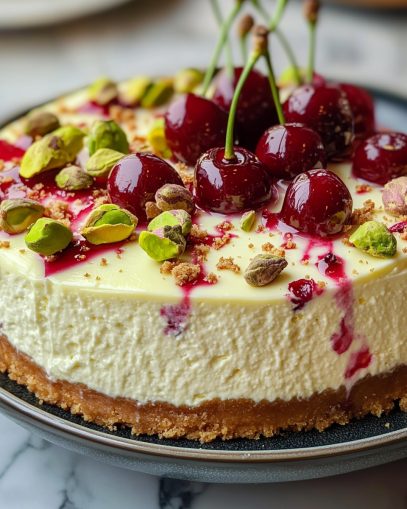 lemon-lime-cherry-pistachio-cheesecake
