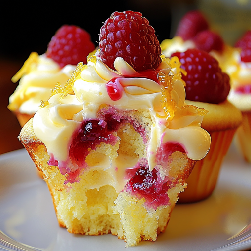 Raspberry Lemon-Heaven-Cupcakes