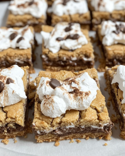 s'mores-bars-made-with-graham-cracker-cookie