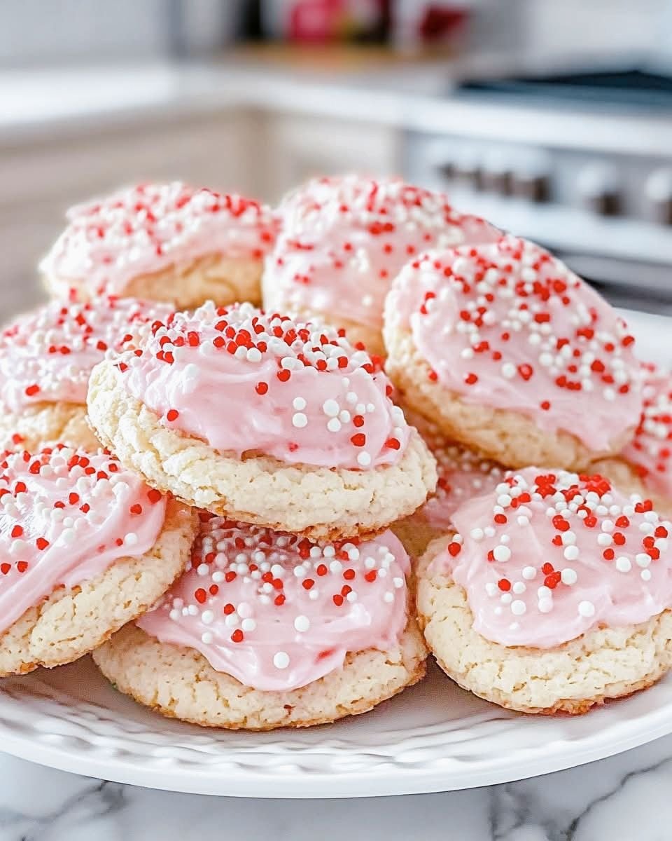 Valentine Strawberry Cookies 