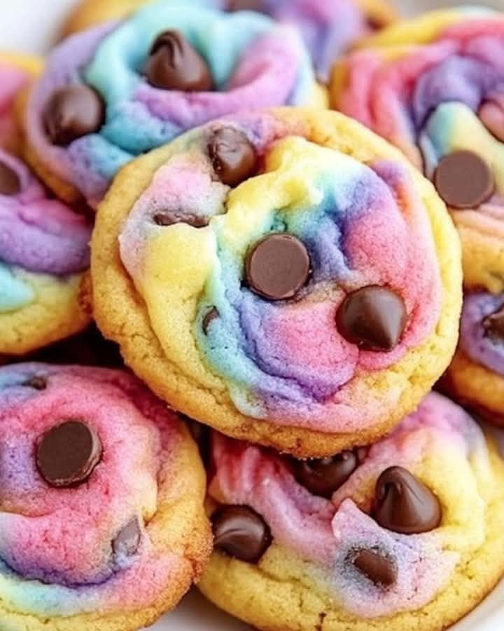 Easter Chocolate Chip Cookies